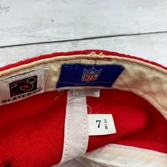 Kansas City Chiefs Priest Holmes #31 Fitted Hat Cap 7 3/8 Wool Blend - Picture 8 of 10